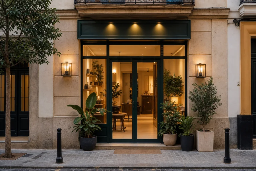Entrada del centro Jingshen en San Fernando Cádiz